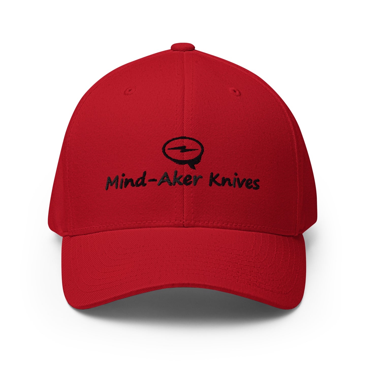 Embroidered Structured Twill Cap "Logo - Black Lettering"