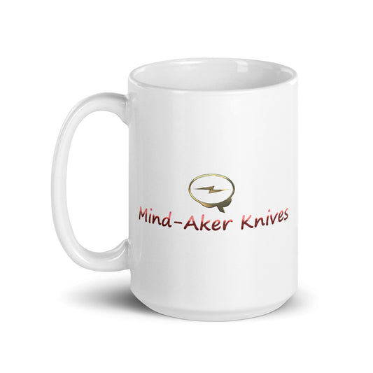 White glossy mug "Logo - Color"