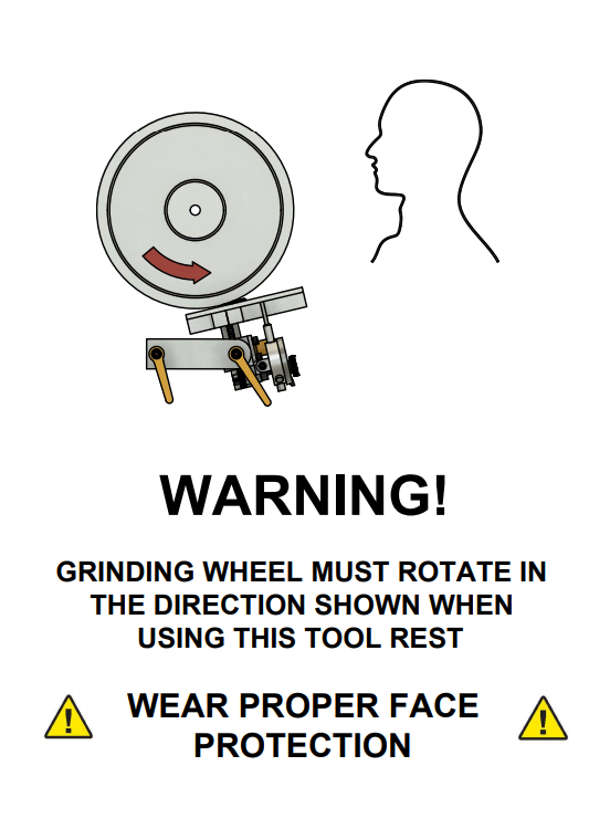 Micro-Adjustable Tool Rest Plans (Digital Download)